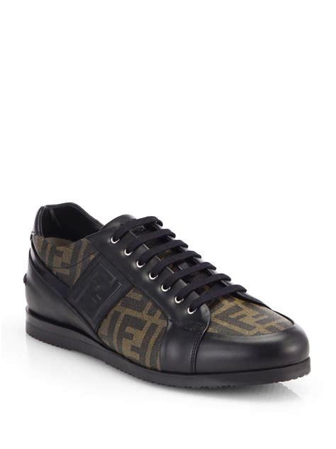 fendi men's sneakers saks|men's fendi sneakers for sale.